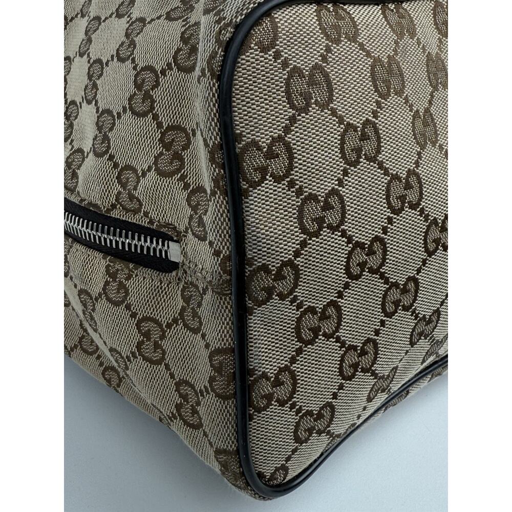 Gucci GG Brown Canvas Bucket Backpack - Picture 12 of 15